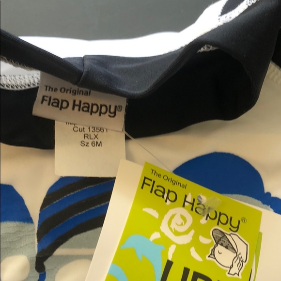 Flap Happy Boys' Baby UPF50+Graphic Rash Guard NWT - Picture 4 of 6
